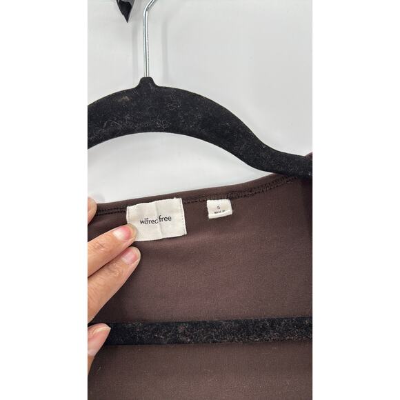 Wilfred Free Theodora Jumpsuit square neck cap sleeve sweat wicking size XS - Picture 6 of 7